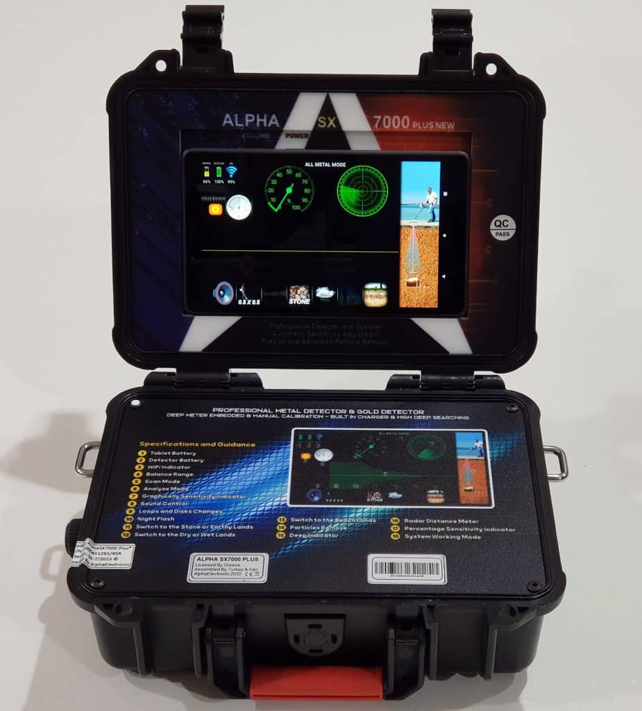 دستگاه فلزیاب آلفا 7000 پلاس - alpha sx7000 plus