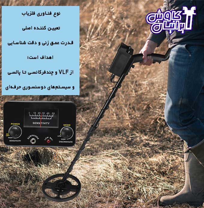 نقش فناوری در عمق زنی فلزیاب