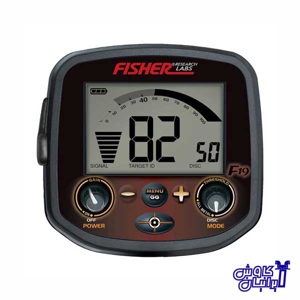 صفحه نمایش فلزیاب Fisher F19