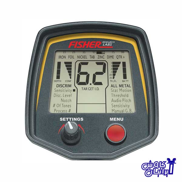 صفحه نمایش طلایاب فیشر f75