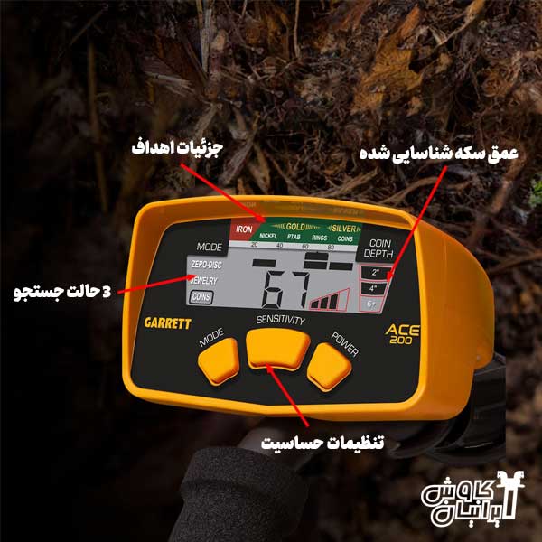 صفحه نمایش ایس 200